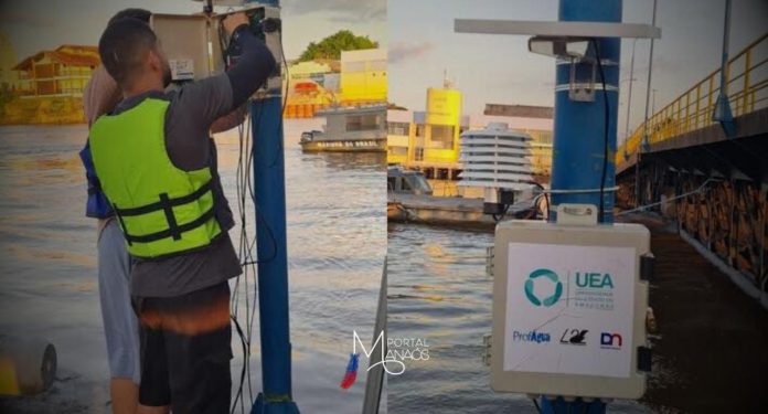 A Plataforma de Coleta de Dados (PCD Yara), desenvolvida pela Universidade do Estado do Amazonas (UEA) em parceria com a empresa Diebold Nixdorf, realiza o monitoramento dos parâmetros qualitativos da água, transmitindo-os, em tempo real, até uma estação base localizada dentro do laboratório do Mestrado Profissional em Rede Nacional em Gestão e Regulação de Recursos Hídricos (ProfÁgua).