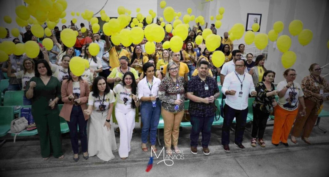 Em solenidade no Centro de Formação Profissional Padre José Anchieta (Cepan), a Secretaria de Estado de Educação e Desporto Escolar iniciou, na segunda-feira (9), as atividades em alusão às ações da campanha “Setembro Amarelo” na educação. Com a reunião das equipes de psicossocial de todas as Coordenadorias Distritais de Educação (CDEs) e diretores escolares, a iniciativa teve como tema central discussões sobre a valorização da vida e a abordagem do assunto dentro de sala de aula.