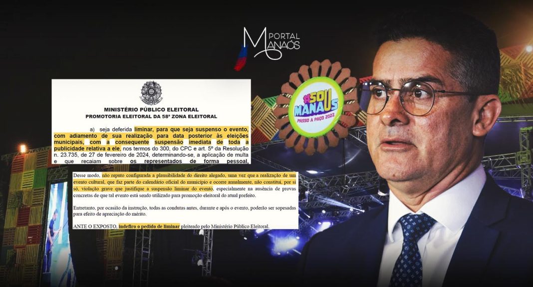 David Almeida, Suspensão, Sou Manaus, Justiça, MPE,