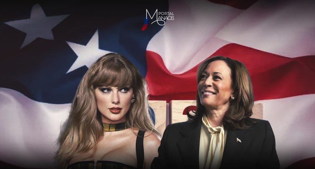 Há menos de um mês para as Eleições Presidenciais dos Estados Unidos, Taylor Swift declarou apoio a campanha de Kamala Harris, na última quarta-feira (11), após o primeiro debate entre a democrata e Donald Trump. A nota oficial foi publicada nas redes sociais da artista.