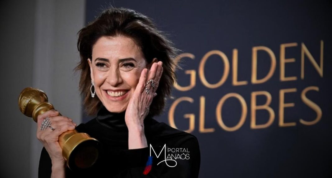 O filme 'Ainda Estou Aqui' segue fazendo história em premiações internacionais. Desta vez, a atriz Fernanda Torres foi a vencedora na categoria de Melhor Atriz em Filme de Drama, em cerimônia do Globo de Ouro, que aconteceu em Los Angeles, no último domingo (5).