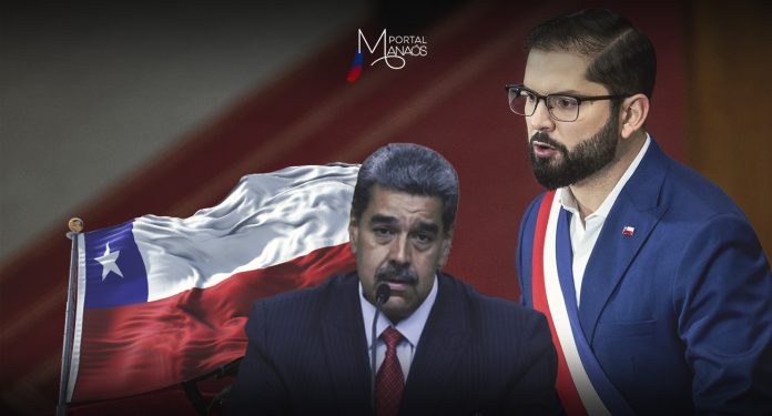 capa maduro 2 (1) O governo do Chile anunciou o rompimento das relações diplomáticas com a Venezuela e a retirada de seu embaixador, Jaime Gazmuri, do país após o regime de Gabriel Boric acusar Nicolás Maduro de praticar “fraude eleitoral” nas eleições que o tornaram, novamente, presidente do país. A informação foi divulgada na última terça-feira (7) pela chancelaria do Chile.