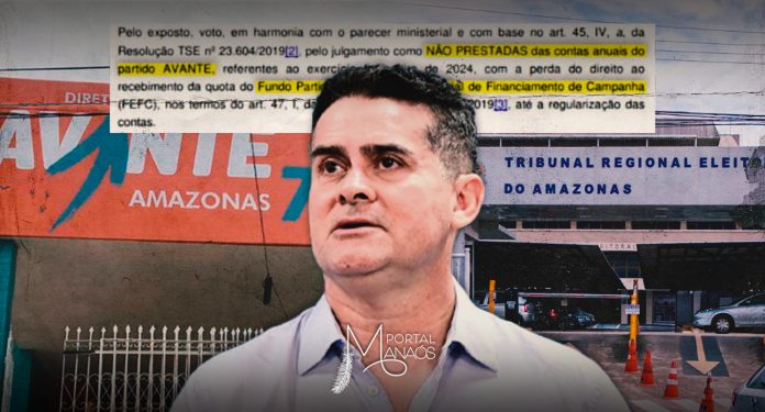 Justiça Eleitoral suspende repasses ao partido do prefeito de Manaus por inadimplência