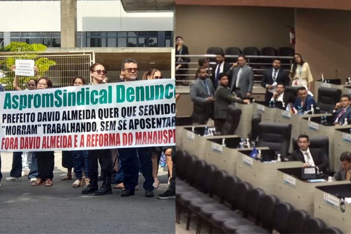 Pressão nas ruas não impede Câmara de Manaus de manter texto da Reforma da Previdência