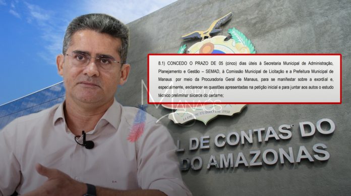 Gestão David Almeida tem 5 dias para explicar ao TCE supostas irregularidades em licitação