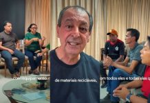 Omar Aziz defende melhores condições para quem atua na reciclagem em Manaus