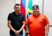 David Reis recebe vereador de Autazes para diálogo entre legislativos