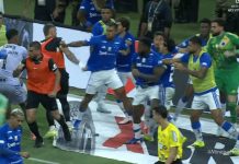 Final do Campeonato Mineiro termina em briga generalizada entre jogadores